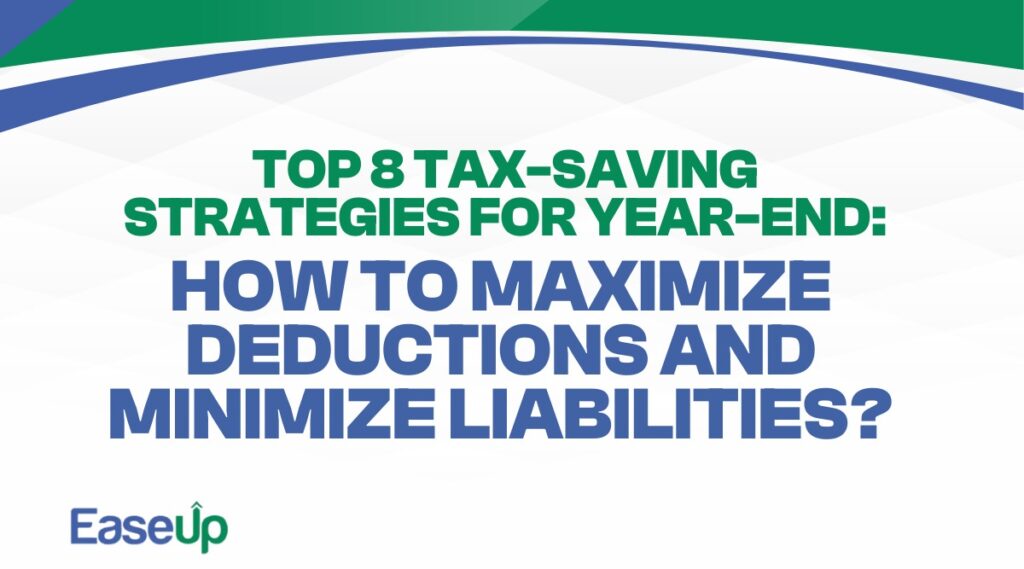 Top 8 Tax-Saving Strategies for Year-End